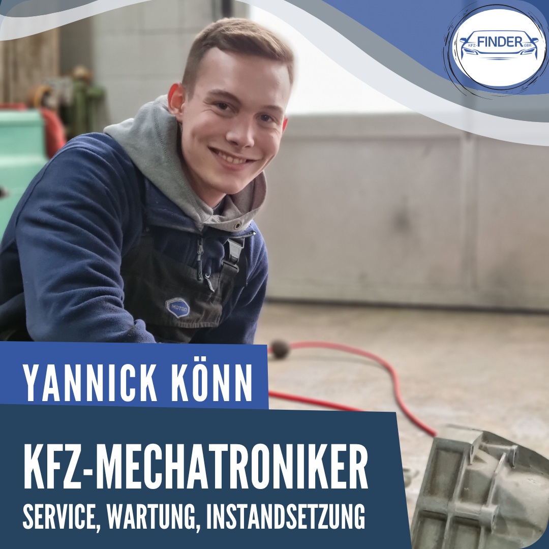 Mitarbeiter | Yannick Könn | KFZ-Mechatroniker | KFZ-Finder